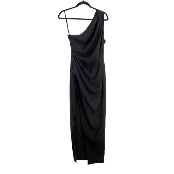 Alexia Admor Dress Womens 4 Little Black Dressy Party Cocktail One Shoulder Glam - Picture 1 of 7